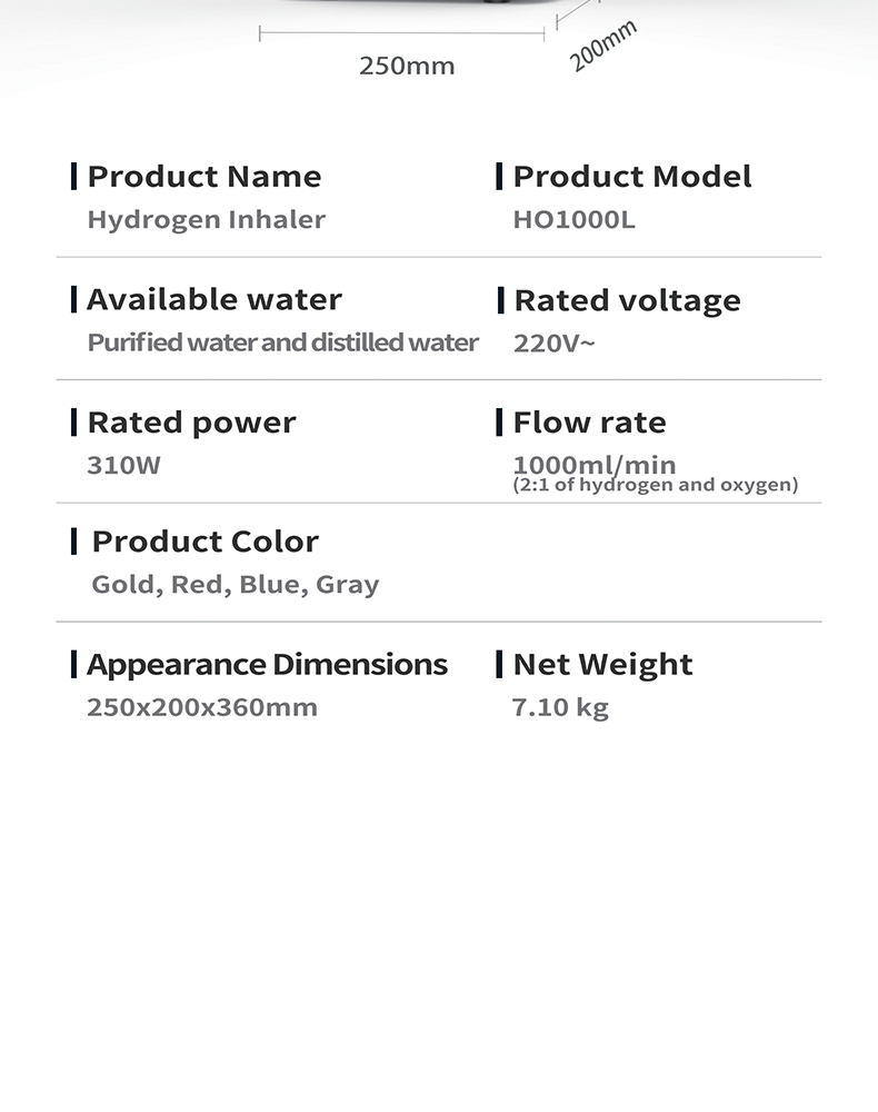 `Youborui | Hydrogen Health & Terahertz Wellness Equipment Manufacturer` | HO1000L Hydrogen Oxygen System | CE FDA Certified