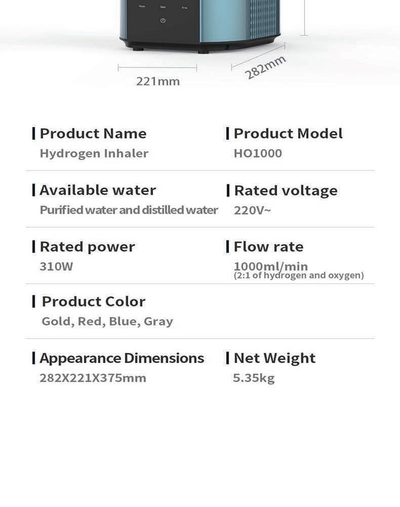 `Youborui | Hydrogen Health & Terahertz Wellness Equipment Manufacturer` | HO1000 Hydrogen Oxygen Machine | CE FDA Certified