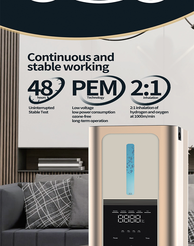 `Youborui | Hydrogen Health & Terahertz Wellness Equipment Manufacturer` | HO1000L Hydrogen Oxygen System | CE FDA Certified