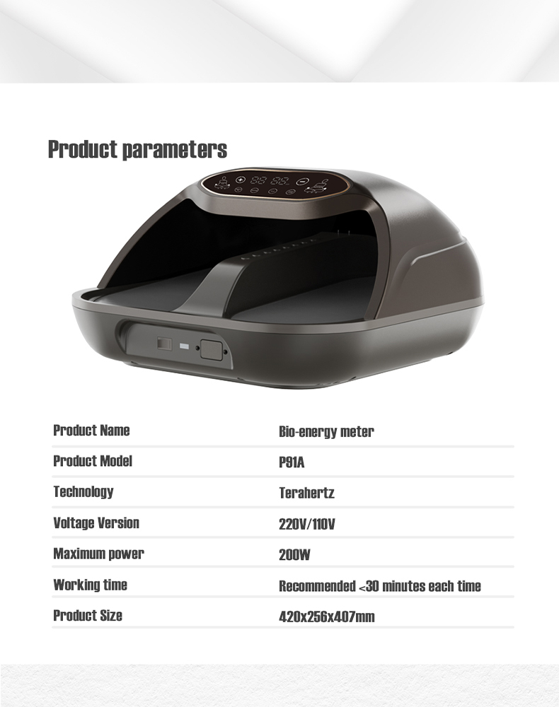 Hydrogen Therapy Machine Manufacturer & Wellness Equipment OEM Supplier | Youborui | P91A Terahertz Wellness Device | Professional Wellness Equipment