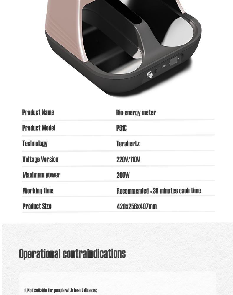 Hydrogen Therapy Machine Manufacturer & Wellness Equipment OEM Supplier | Youborui | P91C Terahertz Wellness Device | Professional Wellness Equipment