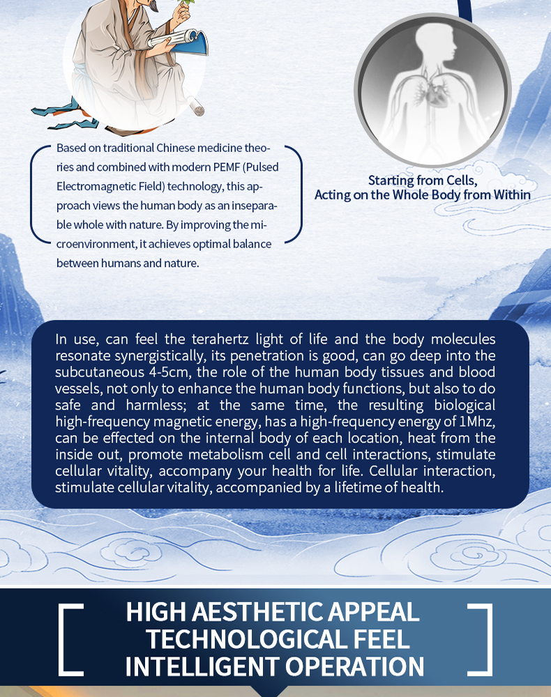 Hydrogen Therapy Machine Manufacturer & Wellness Equipment OEM Supplier | Youborui | P91 Terahertz Wellness Device | Professional Wellness Equipment