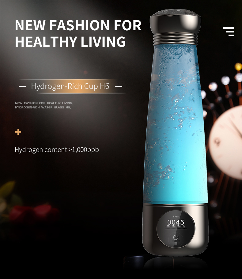 Hydrogen Therapy Machine Manufacturer & Wellness Equipment OEM Supplier | Youborui | Hydrogen water bottle-H6