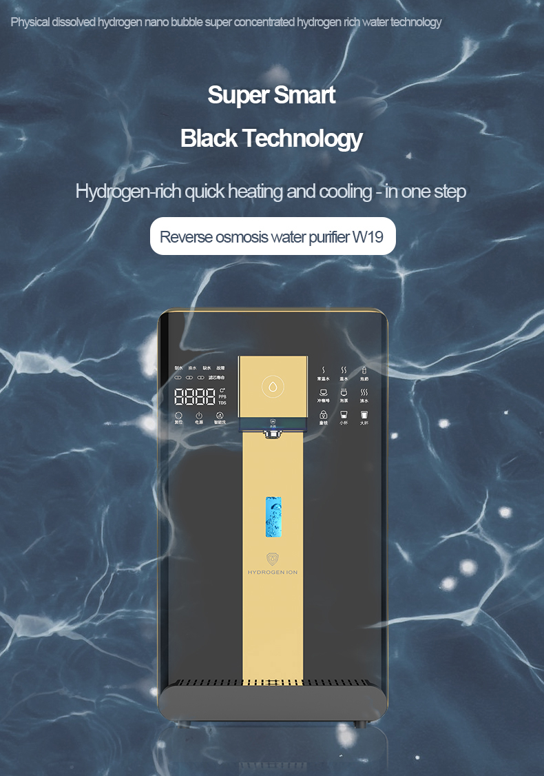 `Youborui | Hydrogen Health & Terahertz Wellness Equipment Manufacturer` | Hydrogen-rich Water Dispenser W19Pro