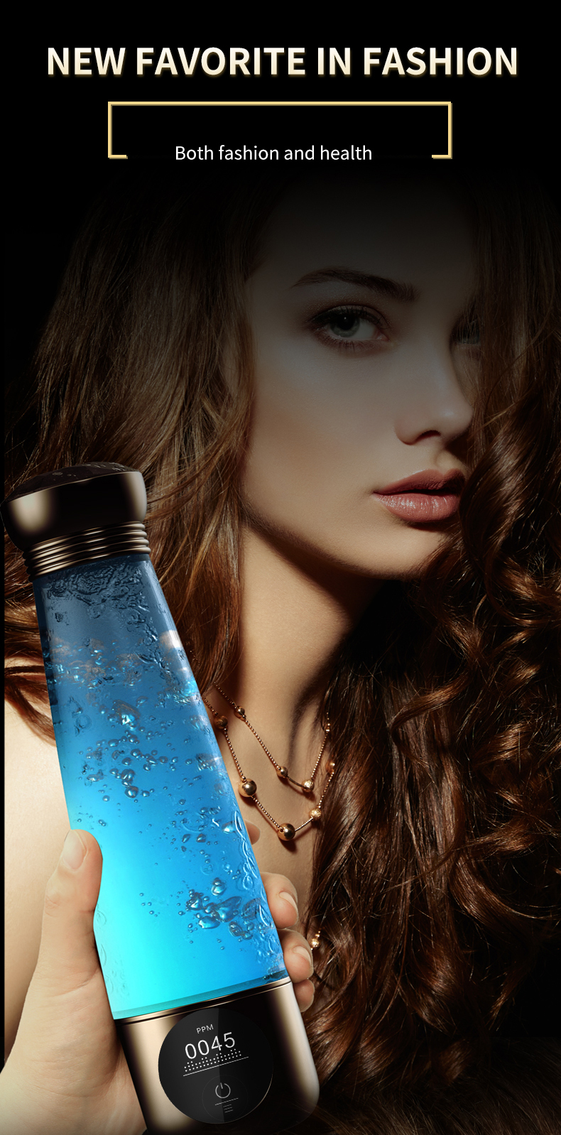 Hydrogen Therapy Machine Manufacturer & Wellness Equipment OEM Supplier | Youborui | Hydrogen water bottle-H6