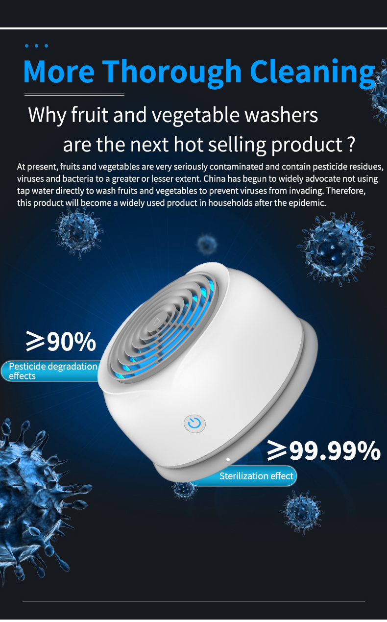 Hydrogen Therapy Machine Manufacturer & Wellness Equipment OEM Supplier | Youborui | Fruit and Vegetable Sanitiser-C5