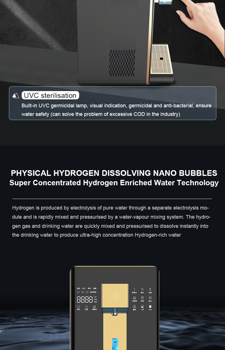 `Youborui | Hydrogen Health & Terahertz Wellness Equipment Manufacturer` | Hydrogen-rich Water Dispenser W19Pro