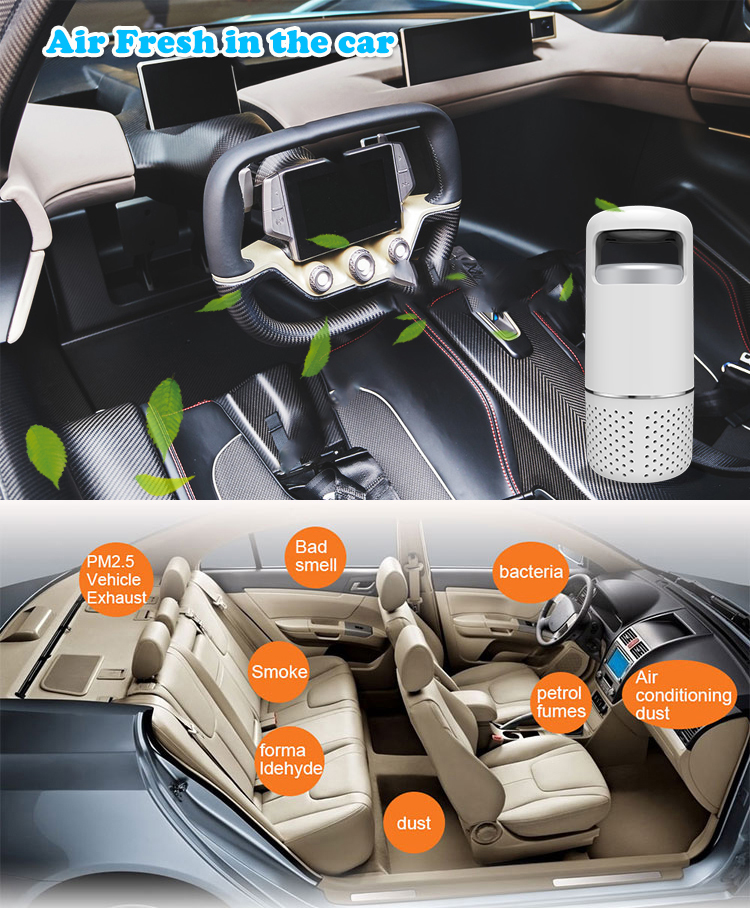 Hydrogen Therapy Machine Manufacturer & Wellness Equipment OEM Supplier | Youborui | Car air purifier K05B