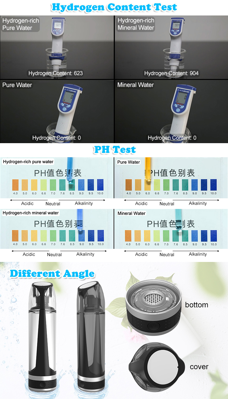 Hydrogen Therapy Machine Manufacturer & Wellness Equipment OEM Supplier | Youborui | Hydrogen water bottle-H1
