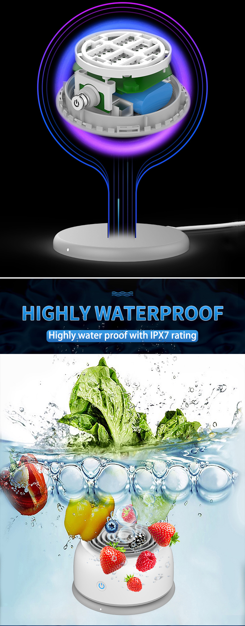 Hydrogen Therapy Machine Manufacturer & Wellness Equipment OEM Supplier | Youborui | Fruit and Vegetable Sanitiser-C5