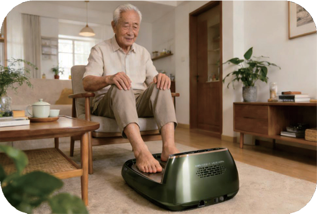 Terahertz foot massager OEM supplier cover image - PEMF foot wellness device