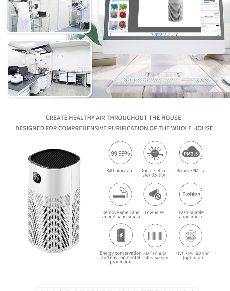 Youborui | A6 H13 HEPA Air Purifier