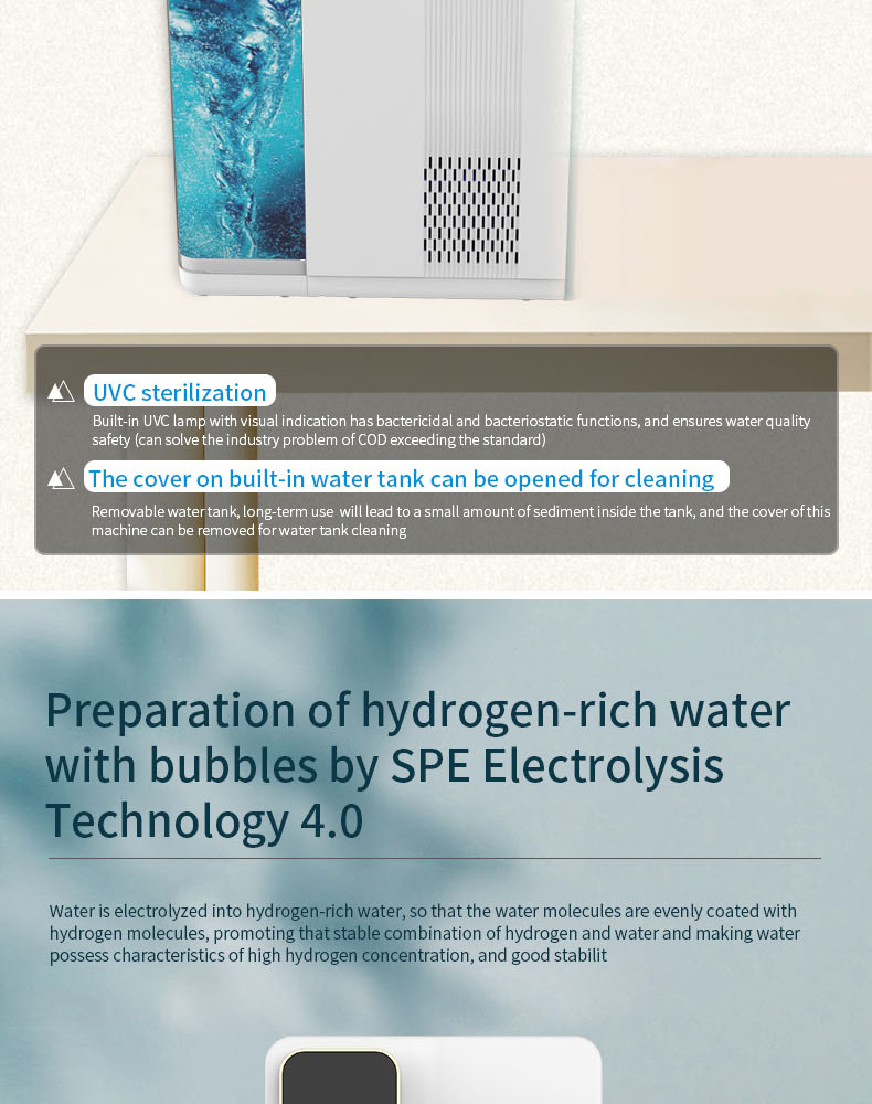 Youborui | W25 Hydrogen Water Purifier Dispenser
