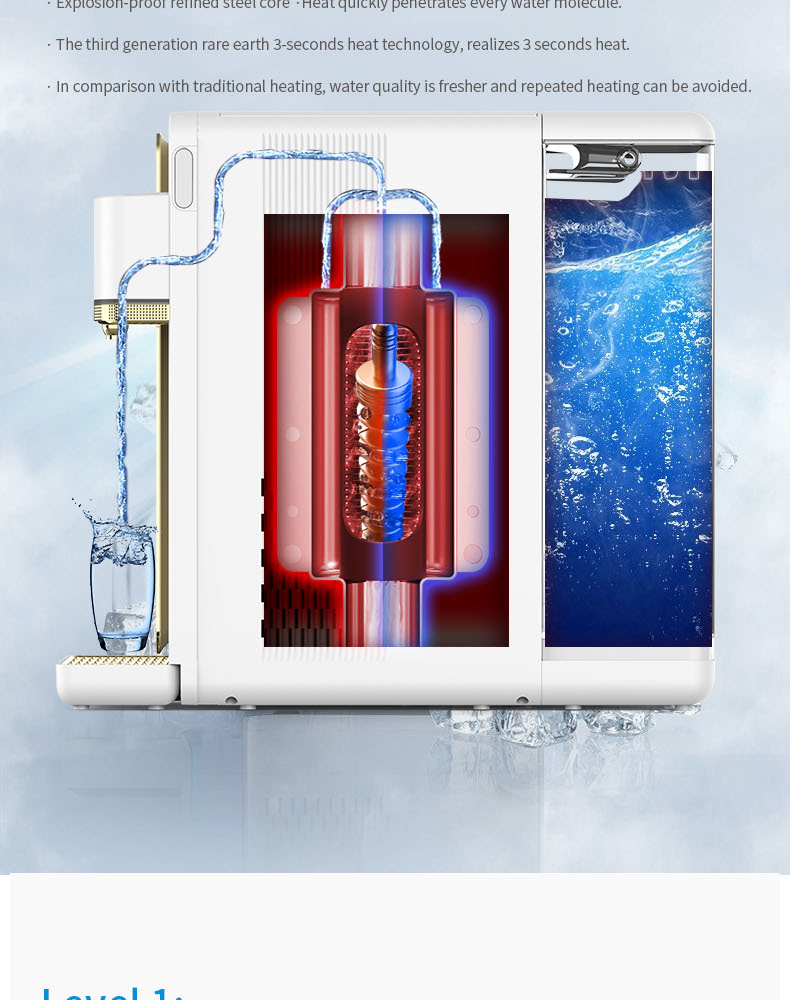 Youborui | W25 Hydrogen Water Purifier Dispenser